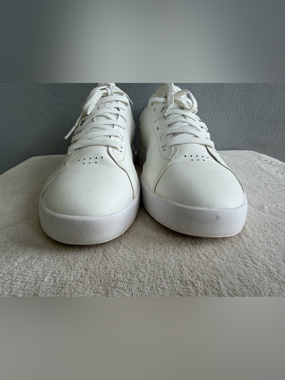 On Cloud The Roger Advantage Sneakers s10M Men’s Swiss Engineering White Leather - Picture 8 of 14